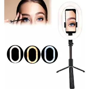 Aro De Luz Led Monopod Bluetooth Selfie