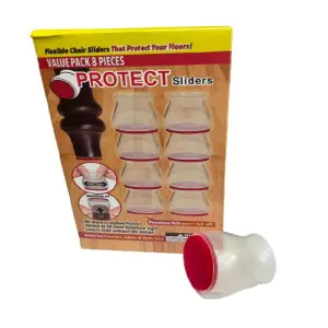 DG Protector Patas Sillas 8 Piezas