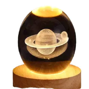 Lampara esfera en cristal