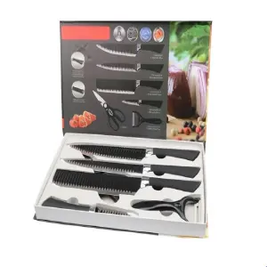 Juego cuchillo 6 pza borde D
