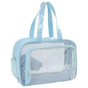 Maleta Viaje Playa Bolsa Transparente Az