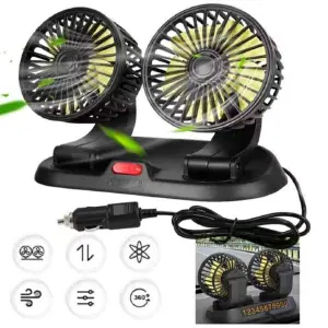 Ventilador Eléctrico x2 Cabezal Aire Aco
