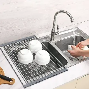 Escurridor de platos plegable
