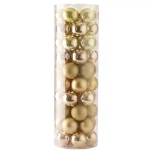 Set 50 Bolas Doradas 6Cms Esferas Arbol