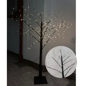 Chamizo Navideño Ramas Árbol Con Luces