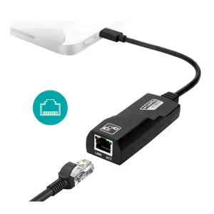 Adaptador Convertidor TipoC  Ethernet 45