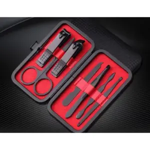 Set- Kit -para Uñas 7 Piezas En Acero -e