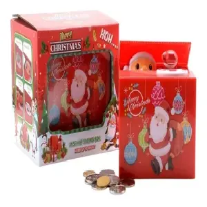 Alcancia Electrica Musical Papa Noel