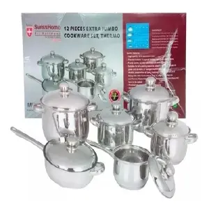 Batería De Ollas Juego Swisshome 12 pcs