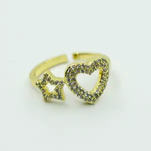 ANILLO DORADO AMOR A LAS ESTRELLAS