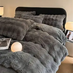 CUBRELECHO PELUCHE CAMA DOBLE