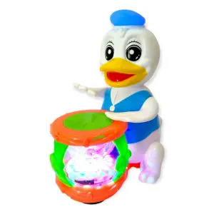 Robot Pato Musical Tambor Interactivo