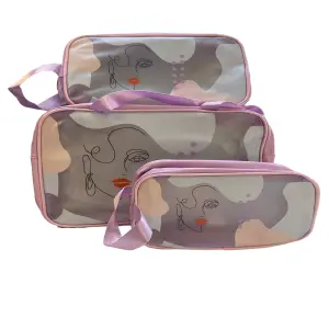 Set Cosmetiqueras x3 Unidades