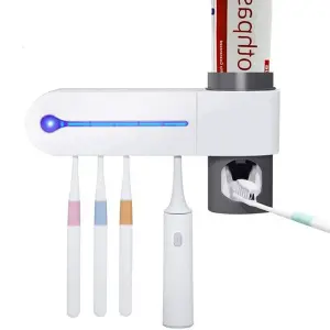 Dispensador Crema Dental Soporte Cepillo