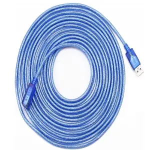 Extension Usb 10 Metros Blindado Azul