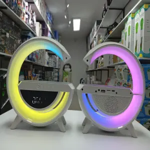 Lámpara en G con Reloj Despertador