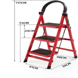 Escalera Plegable para Hogar 3 Niveles
