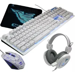 Combo Gamer Teclado Con Luces + Mouse 6