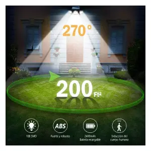 Lampara Solar JY-1725A 74 Led