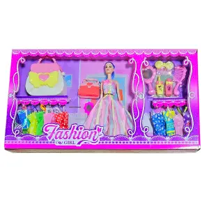 Muñeca Muñeco Vestidos Bolso Accesorios