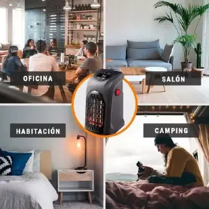 Calefactores, calentadores de ambiente.