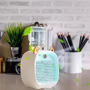 Mini ventilador refrigerador recargable