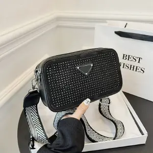 Bolso De Bandolera Mini Con Pedrería