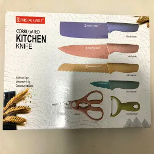 KIT CUCHILLOS COLOR PASTEL CAJA x 6