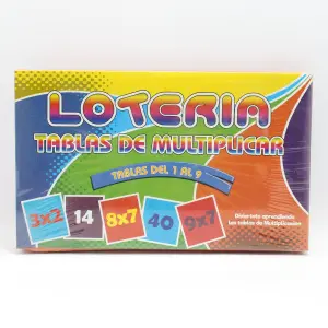 LOTERIA TABLAS DE MULTIPLICAR