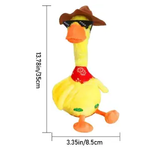 Pato bailarín repetidor de voz canta