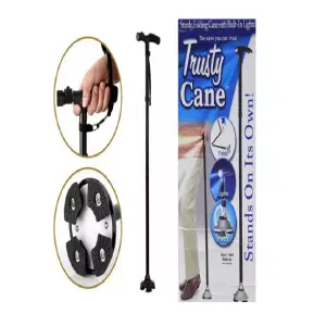 Bastón Plegable Para Caminar Con Luz Led