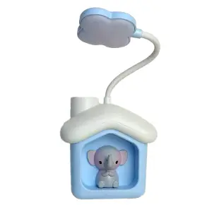 Lampara Casa Elefante Recargable Escrito