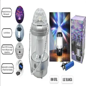 LAMPARA LUZ BLANCA HW-978L