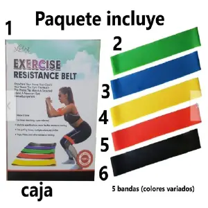 Bandas elasticas de ejercicio X5