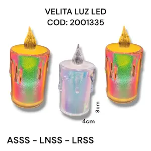 VELITA LUZ LED CAJA X 24 UNDS 2001335