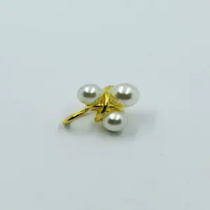 EARCUFF DORADO PERLAS