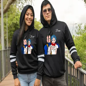Buzo Buso Saco Hoodie Vegueta y Bulma