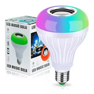 Bombillo Parlante Con Bluetooth Multicol