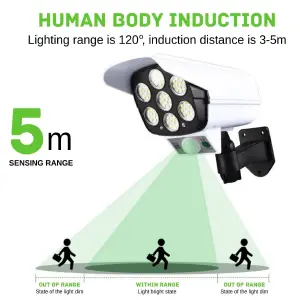 LAMPARA SOLAR EXTERIOR RECARGABLE SENSOR