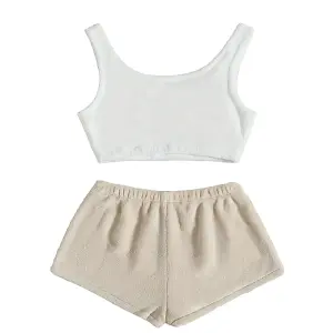 Pijamas Dama Short- Top, Piel de angel