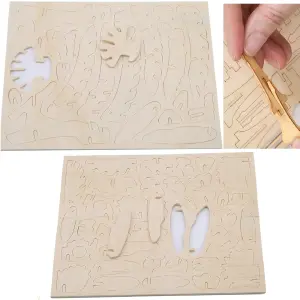 10 Rompecabezas 3D En Madera - Aleatorio