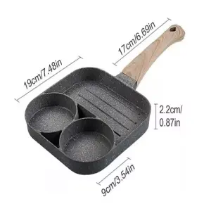 Sarten Mini 3 Compartimientos