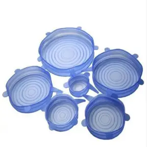 Set X 6 Tapas en silicona Reutilizable