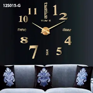 RP-12S015-G RELOJ ANÁLOGO ADHESIVO 3D