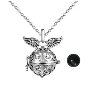 Collar Llamador De Angel Alas Tribal Cas