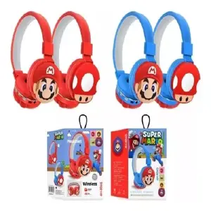 Audífonos De Diadema Mario Bros Bluetoot