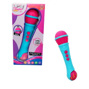 Micrófono Para Niñas Con Luz Y Sonidos
