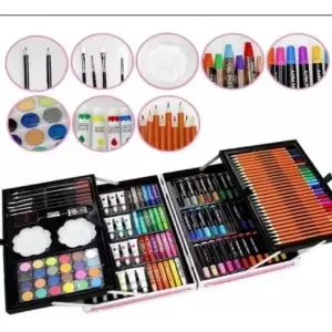 Set Arte Niños Maleta 145 Piezas Plumón