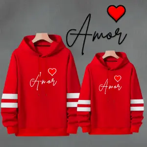 Buso Buzo, Hoodie Rojo AMOR