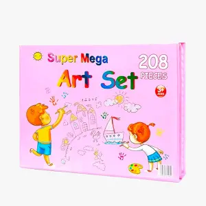 SET DE ARTE INFANTIL CON 208 PCS